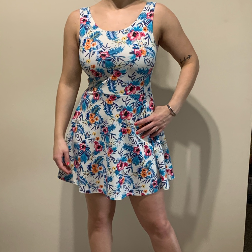 Summer floral sundress